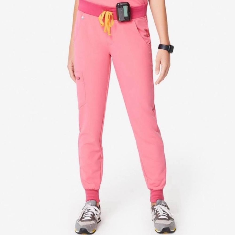 FIGS Neon Pink Jogger scrubs
